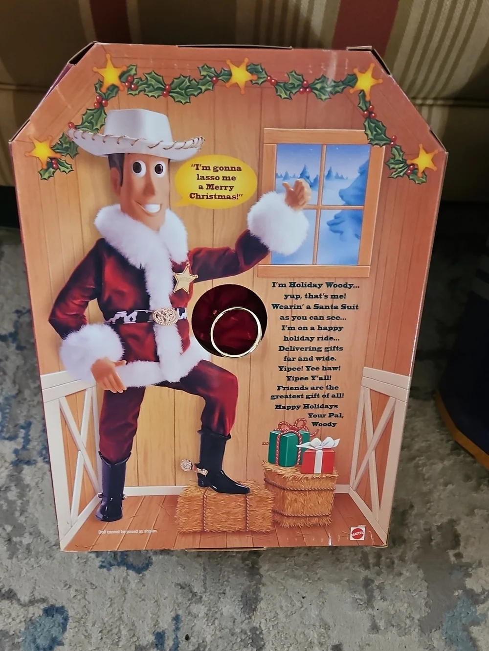 1998 Holiday ..rare..Woody And Buzz Holiday. NIB